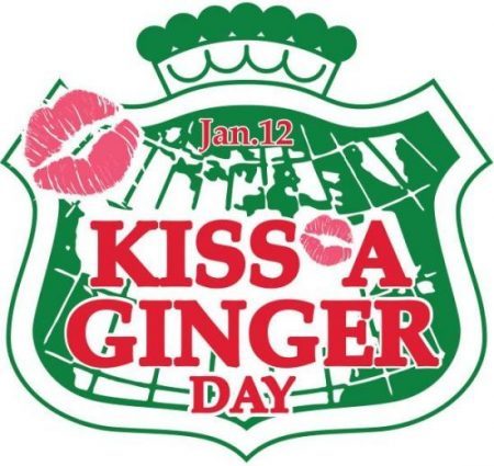 International Kiss A Ginger Day – January 12, 2022