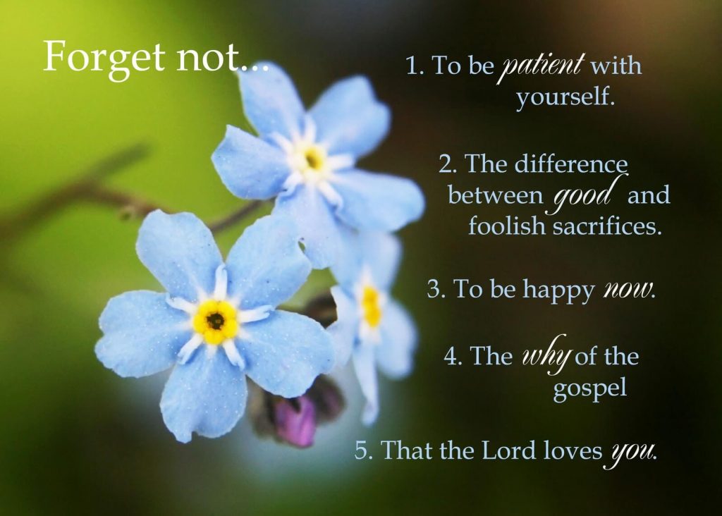National Forget Me Not Day