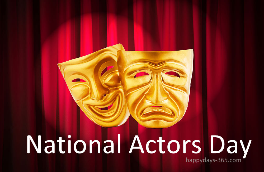 National Actors Day September 8, 2019 Happy Days 365