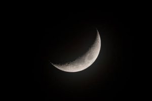 Moon Phases - Waxing Crescent Moon