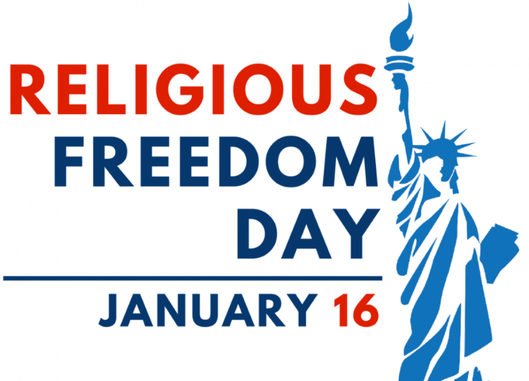 National Religious Freedom Day January 16, 2024 Happy Days 365