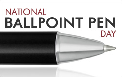 Ballpoint Pen Day