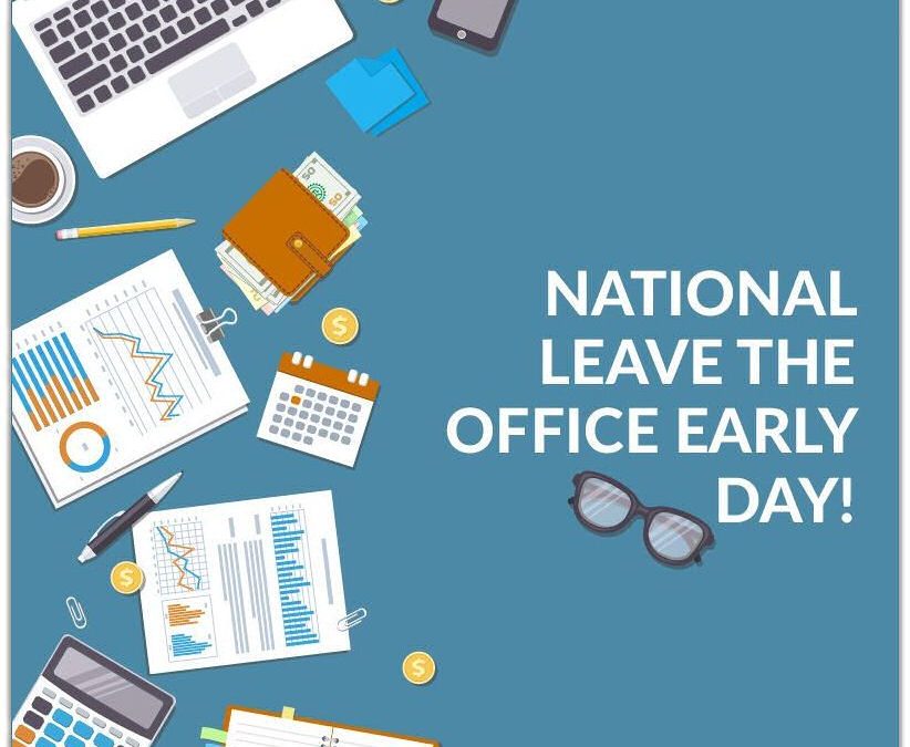 National Leave The Office Early Day 2024 gilli marika