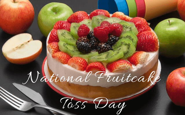 National Fruitcake Toss Day – January 3, 2022