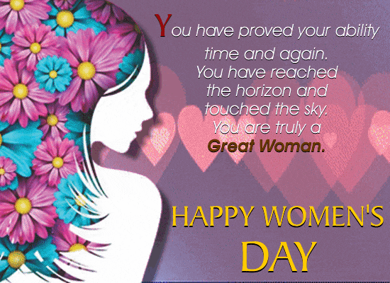 Happy Women's Day Gif