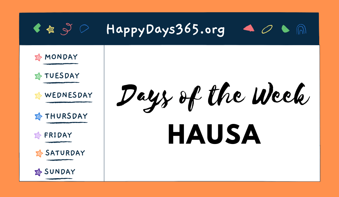 Days of the Week in Hausa